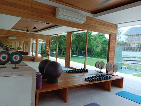 Private gym and equipment